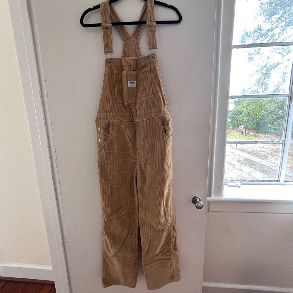 Brown Corduroy Levi Overalls
